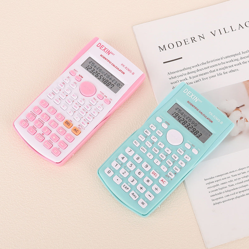 DEXIN 82MS Color Function Calculator Student Exam Multifunctional Scientific Calculator Function Computer