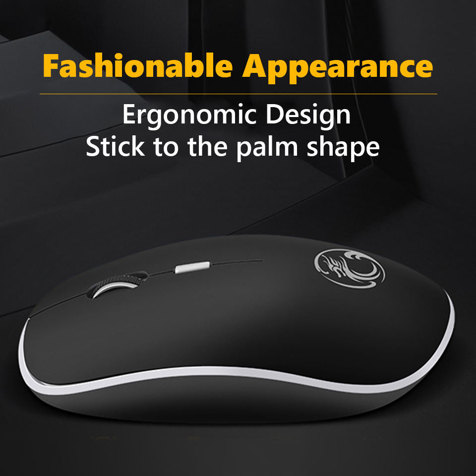 Ergonomic Mouse Wireless Mouse Computer Mouse PC USB Optical 2.4Ghz 1600 DPI Silent Mice Mini Noiseless Mice For PC Laptop Mac