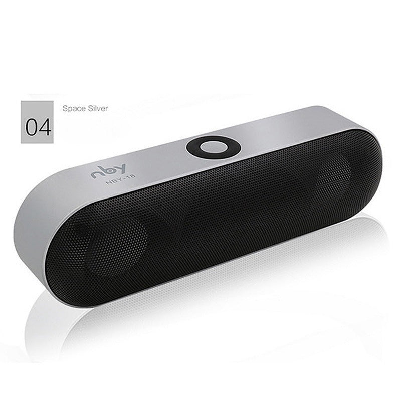 NBY-18 Mini Bluetooth Speaker Portable Wireless Speaker Sound System 3D Stereo Music Surround Support Bluetooth,TF A