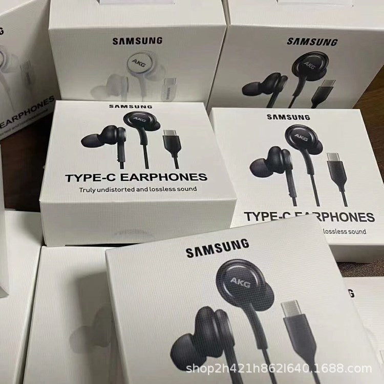 Note10 headphones for Samsung Note10 s20 A8S original wire control headphones TYPE-C headphone interface