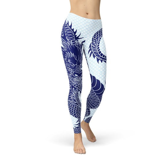 Womens Japanese Dragon Leggings