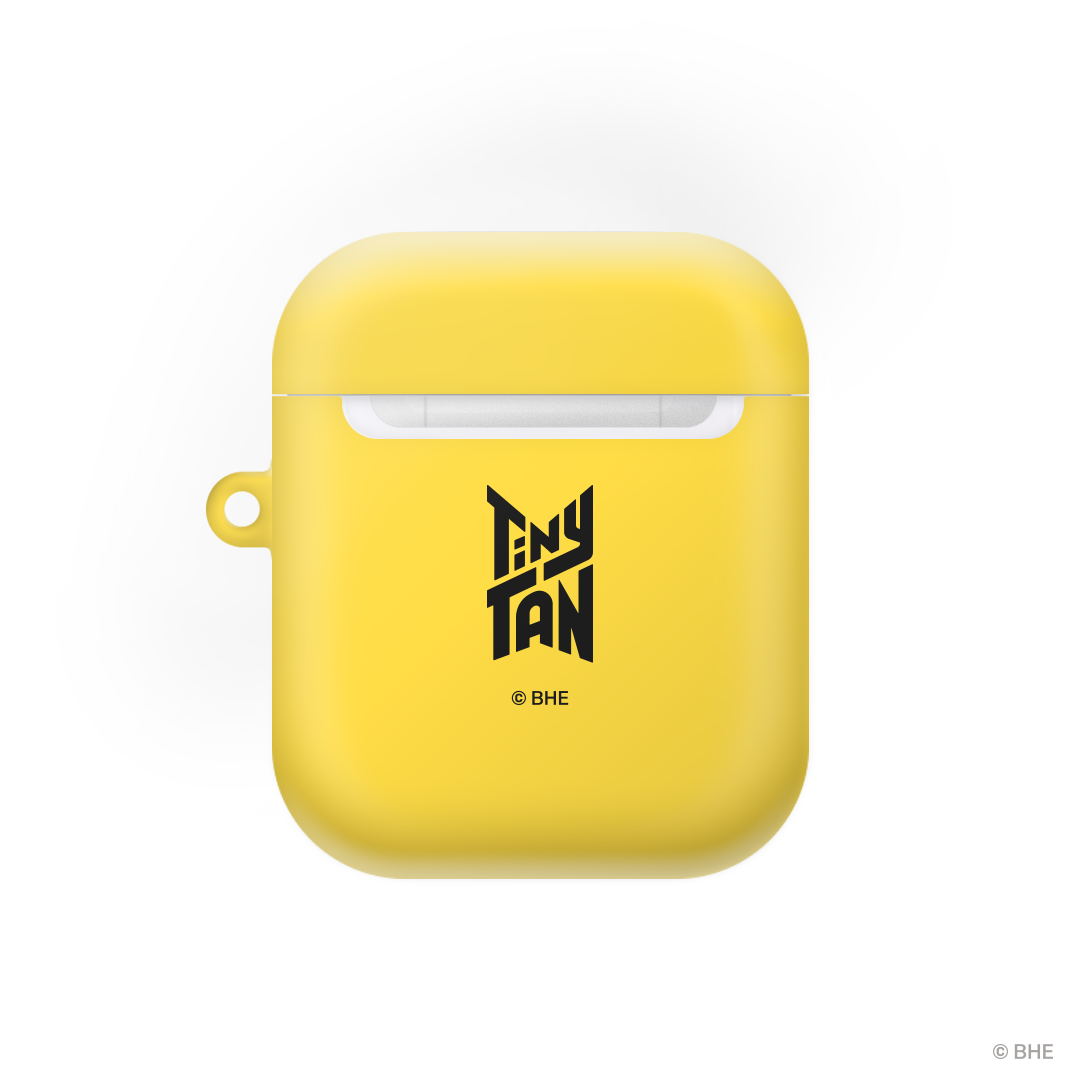 MIC Drop Pose Yellow AirPods Case