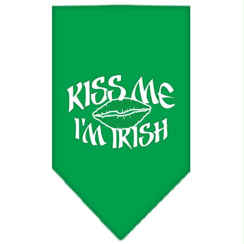 Mirage Pet Products 66-45 LGEG Kiss me Im irish 丝网印刷头巾 E