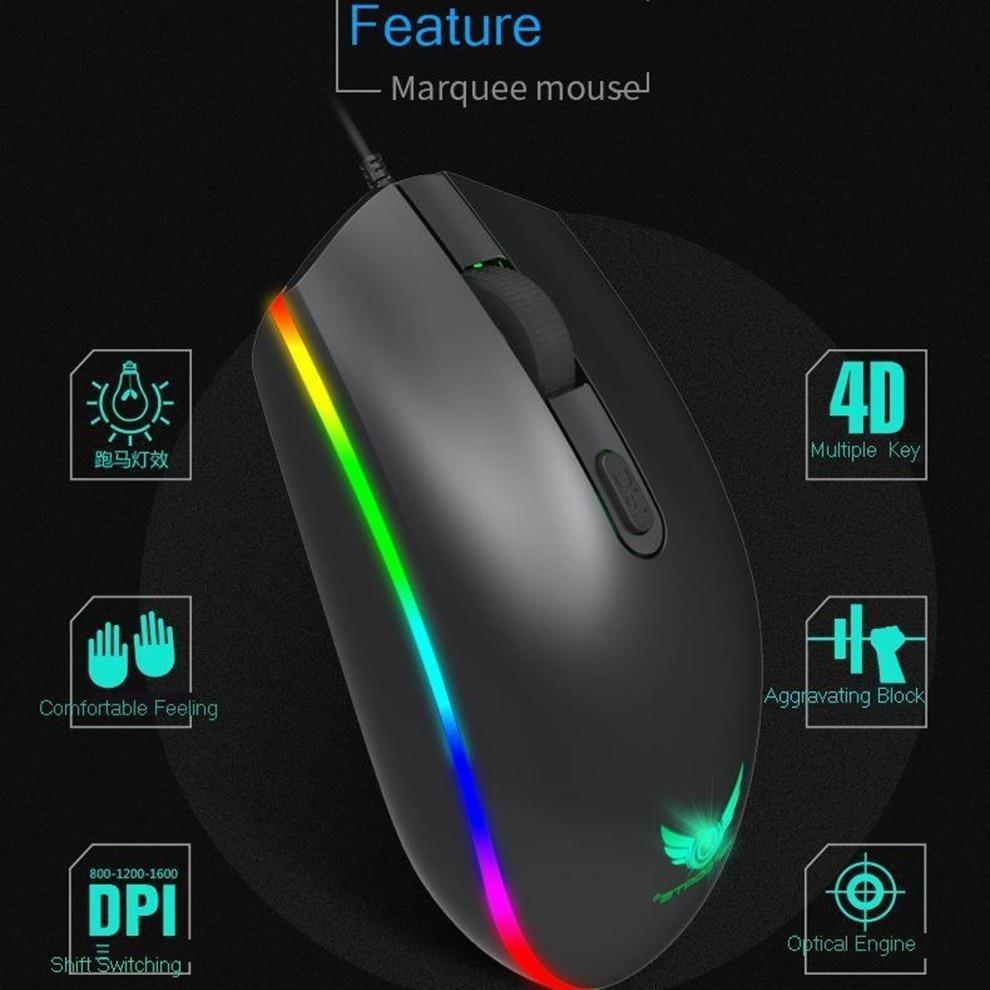 Dragon LED Backlight Gaming USB Wired Keyboard Mouse Set - Remarkable Finds