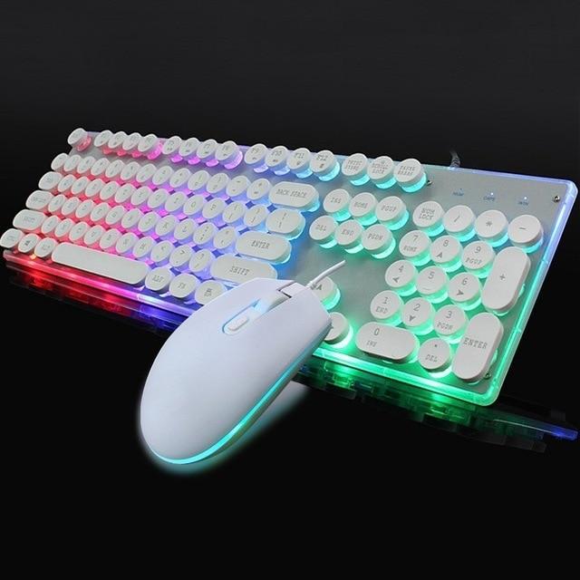 Dragon LED Backlight Gaming USB Wired Keyboard Mouse Set - Remarkable Finds