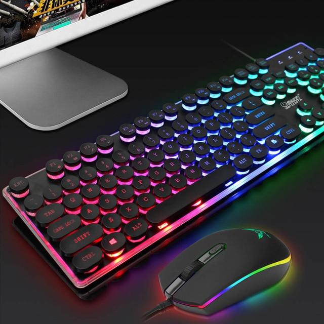 Dragon LED Backlight Gaming USB Wired Keyboard Mouse Set - Remarkable Finds