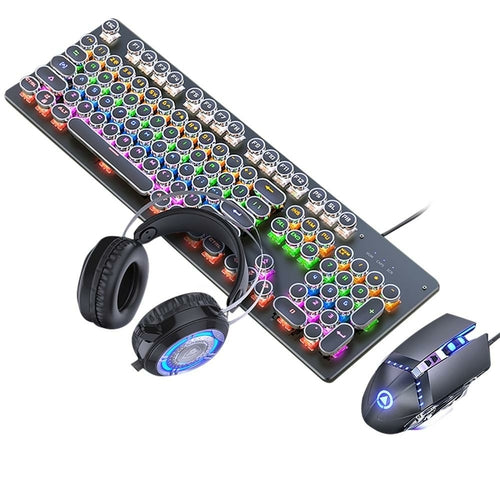 Dragon  X1Z Mechanical Gaming Keyboard Mouse Set with Gaming - Remarkable Finds