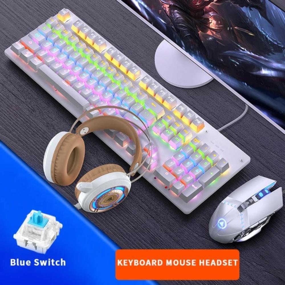 Dragon  X1Z Mechanical Gaming Keyboard Mouse Set with Gaming - Remarkable Finds