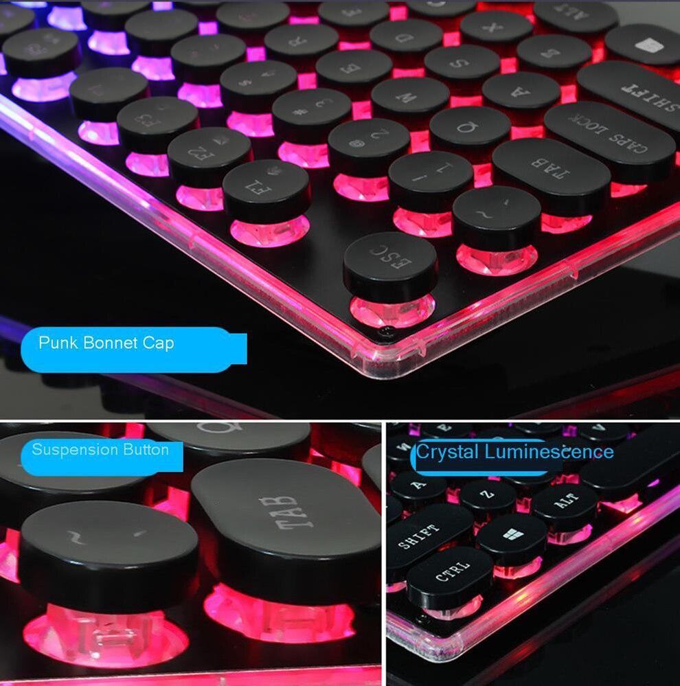 Dragon LED Backlight Gaming USB Wired Keyboard Mouse Set - Remarkable Finds