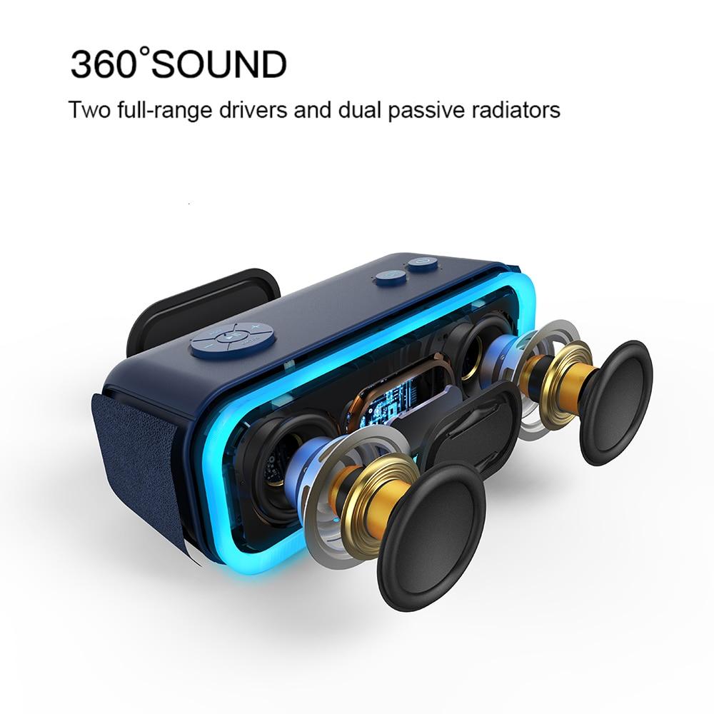 SoundBox Pro TWS Wireless Bluetooth Speaker 2*10 Drivers with Flashing