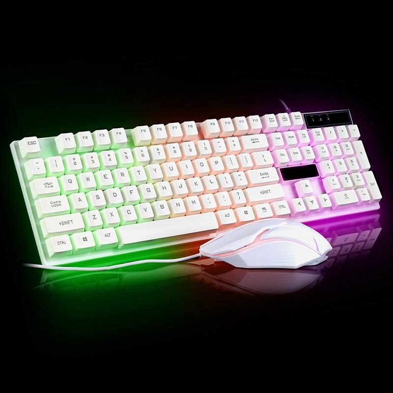 Ninja Dragons White Knight Gaming Keyboard and Mouse Set - Remarkable Finds