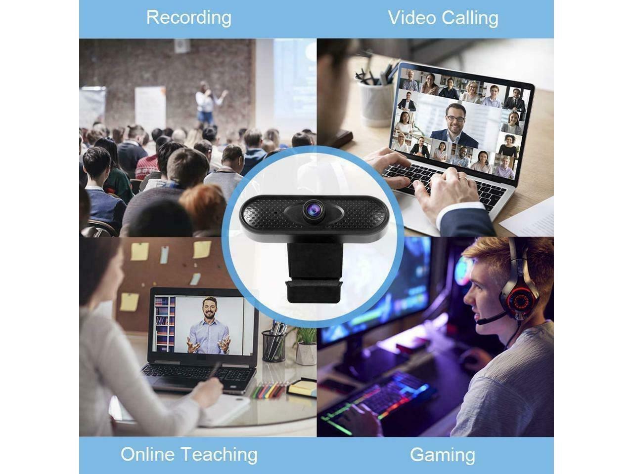 DT 1080P Full HD Webcam with Built-in Microphone for PC/Mac - Remarkable Finds